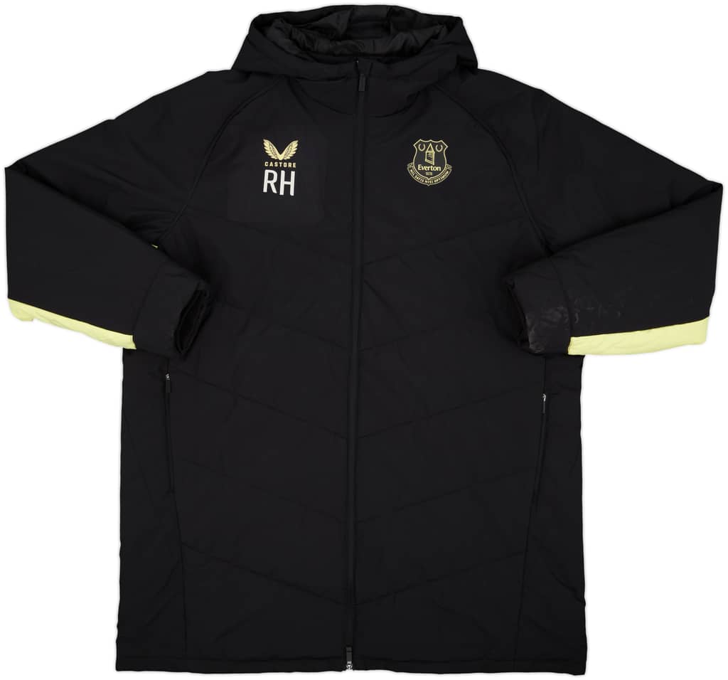 2024-25 Everton Castore Staff Issue Hooded Rain Jacket RH - 9/10 - (3XL)