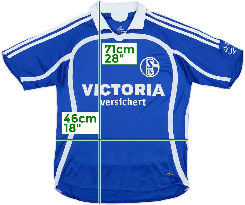 2006-07 Schalke Home Shirt - 8/10 - (Women's L)