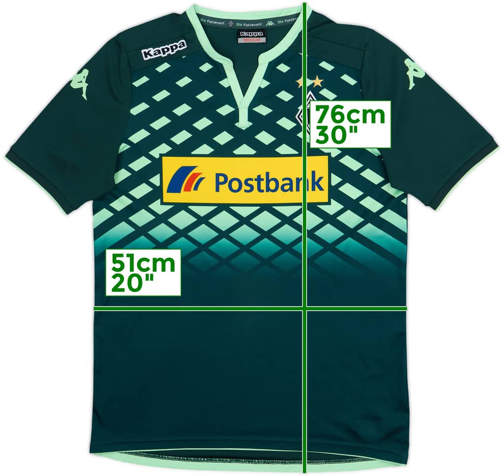 2015-16 Borussia Monchengladbach Away Shirt - 8/10 - (M)