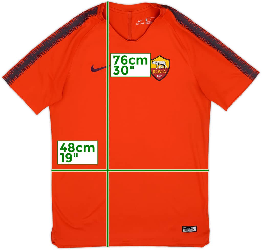 2019-20 Roma Nike Training Shirt - 10/10 - (M)
