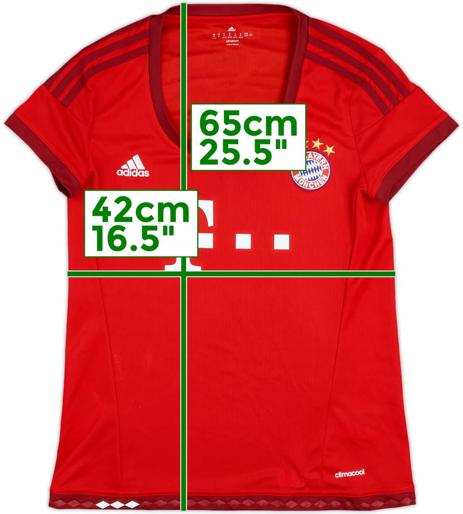 2015-16 Bayern Munich Home Shirt - 8/10 - (Women's M)