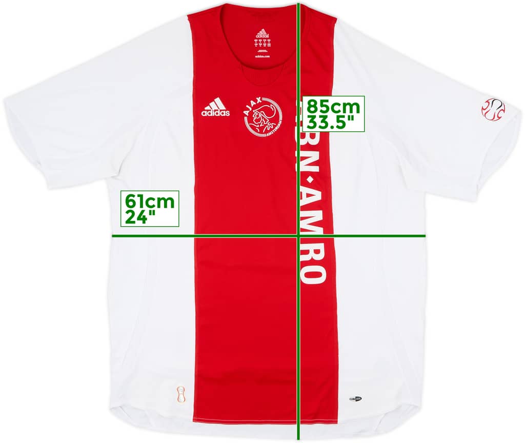 2006-07 Ajax Home Shirt - 9/10 - (XL)