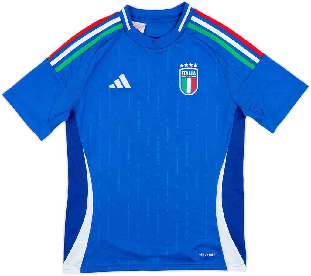 2023-24 Italy Home Shirt - 10/10 - (L.Boys)