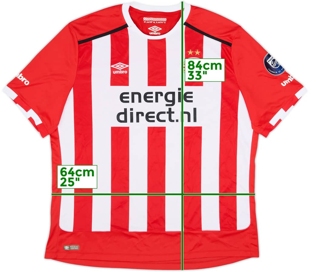 2016-17 PSV Home Shirt - 7/10 - (3XL)