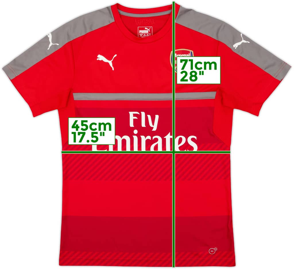 2016-17 Arsenal Puma Training Shirt - 8/10 - (M)