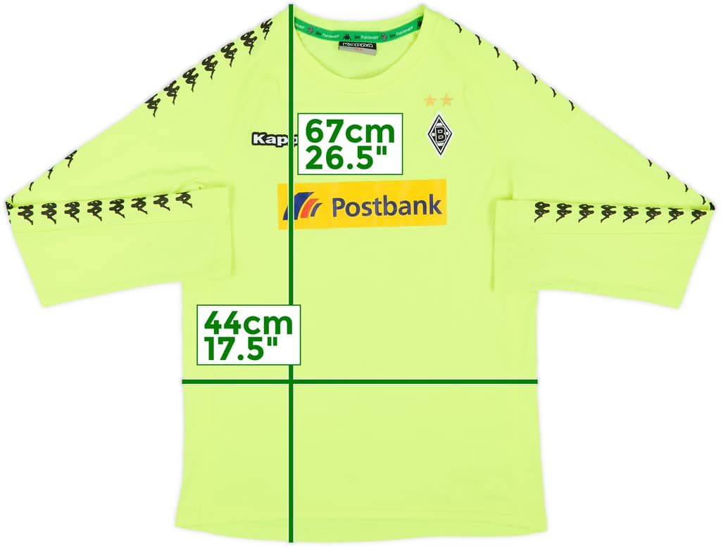 2017-18 Borussia Monchengladbach GK Shirt - 7/10 - (XL.Boys)