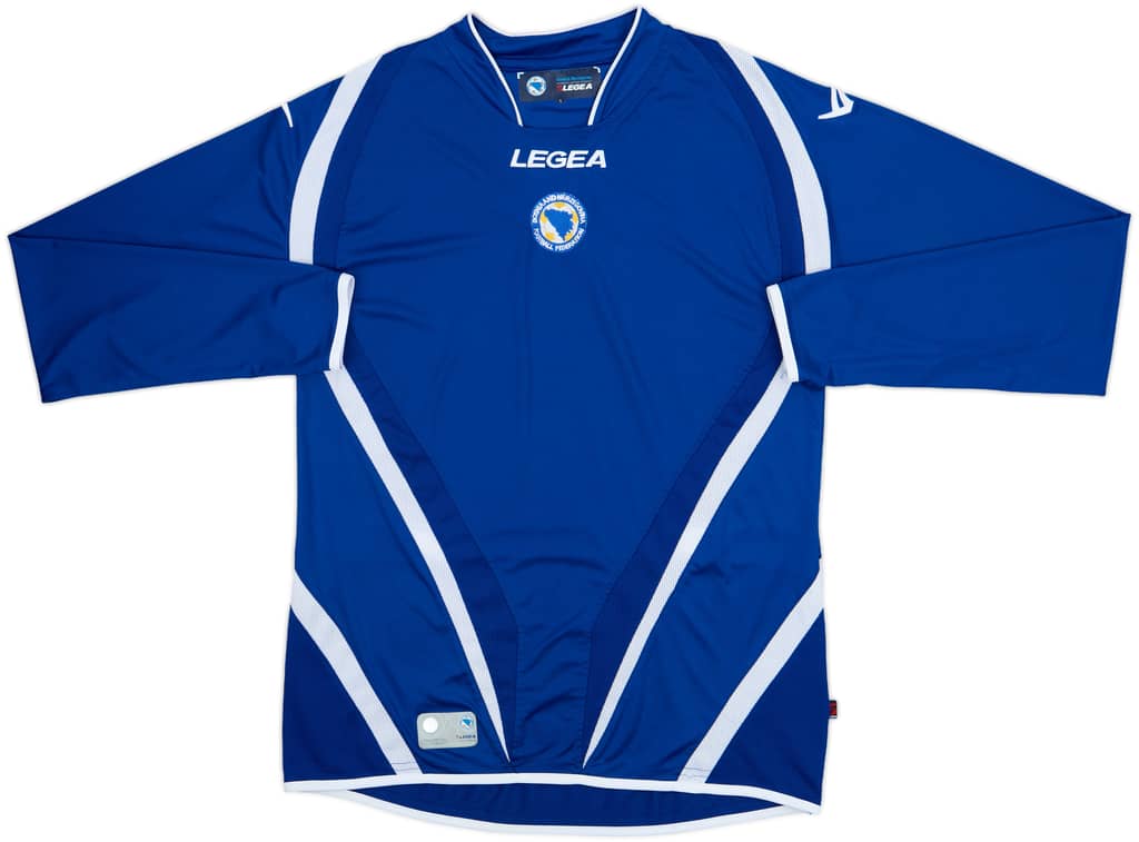 2012-13 Bosnia & Herzegovina Home L/S Shirt - 8/10 - (L)