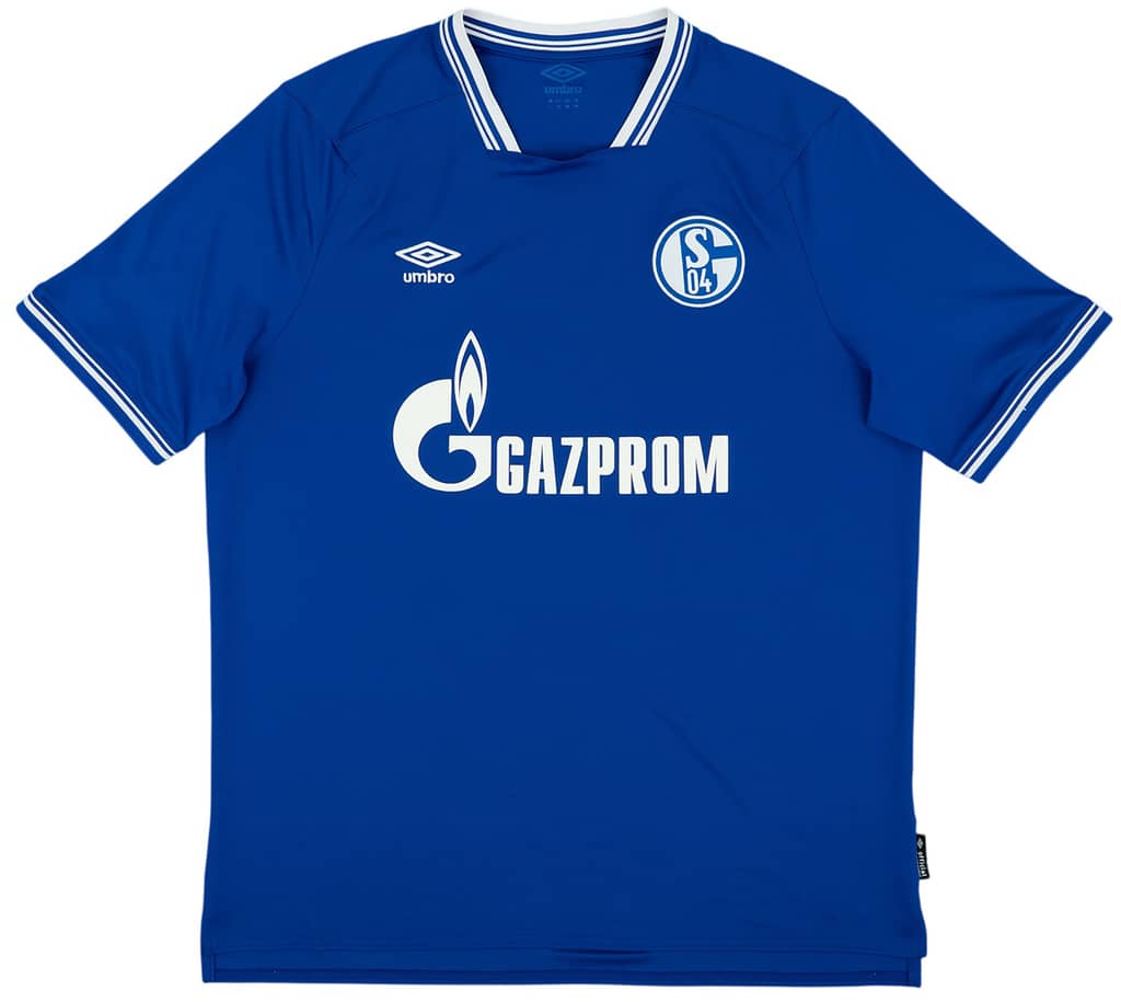 2020-21 Schalke Home Shirt - 8/10 - (XXL)
