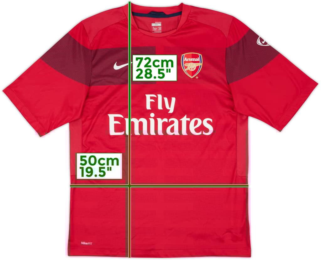 2009-10 Arsenal Nike Training Shirt - 7/10 - (M)