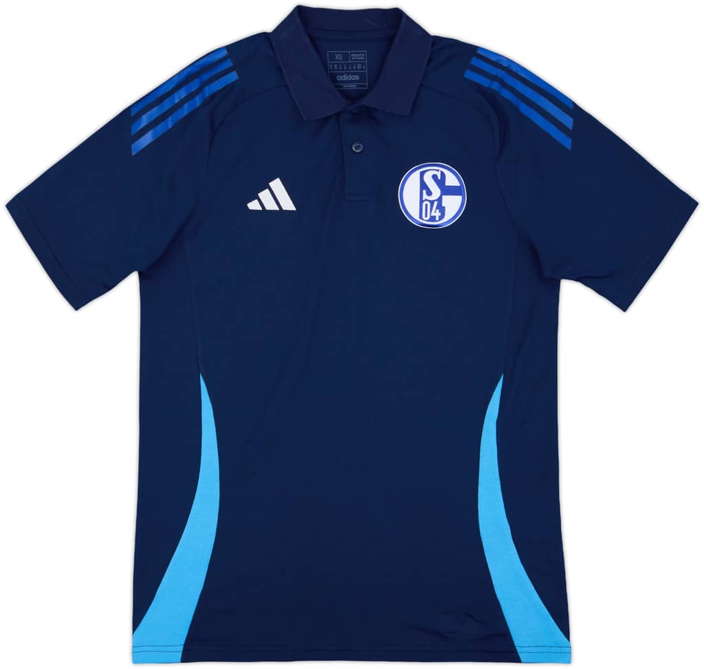 2023-24 Schalke adidas Polo Shirt - 8/10 - (XS)