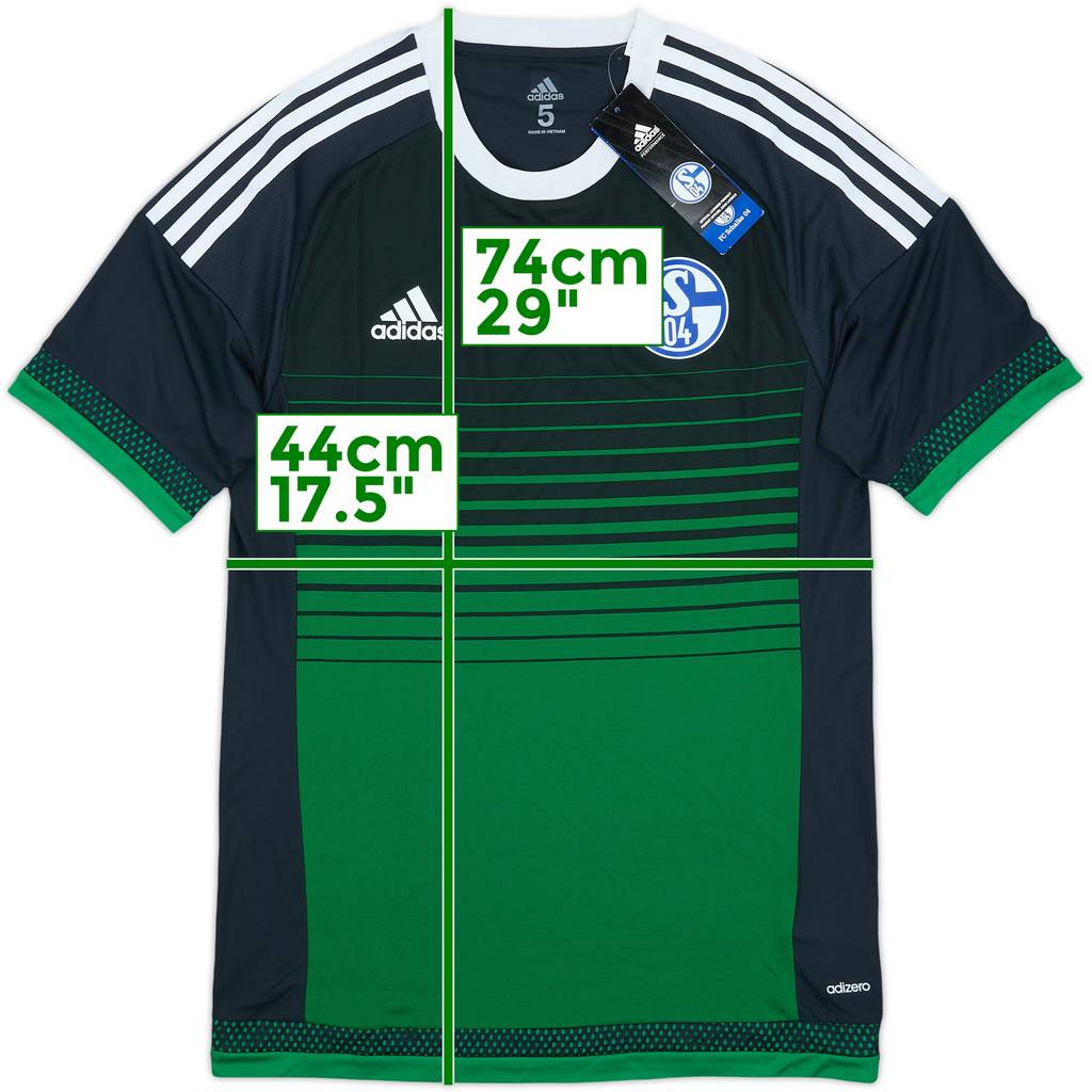 2015-17 Schalke Player Issue Third Shirt (S/M)