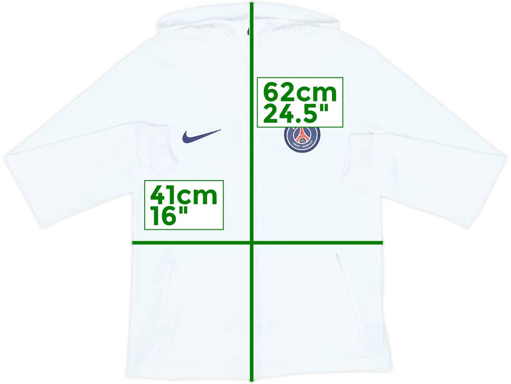 2022-23 Paris Saint-Germain Nike Hooded Track Jacket - 8/10 - (M.Boys)