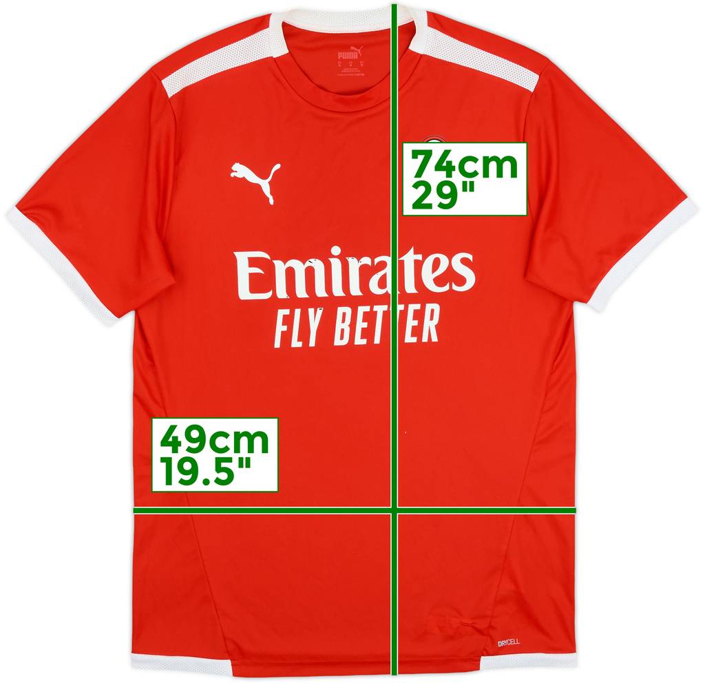 2021-22 AC Milan Puma Training Shirt - 5/10 - (M)
