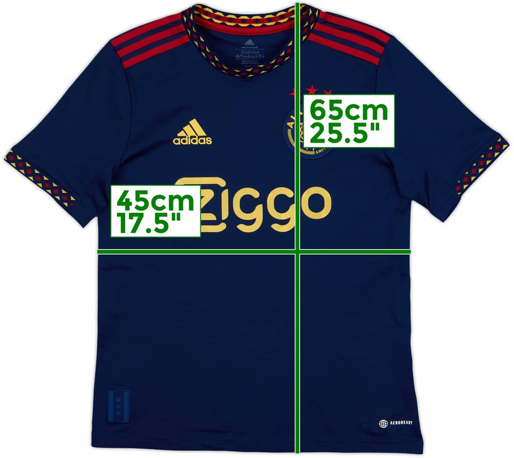 2022-23 Ajax Away Shirt - 9/10 - (L.Boys)