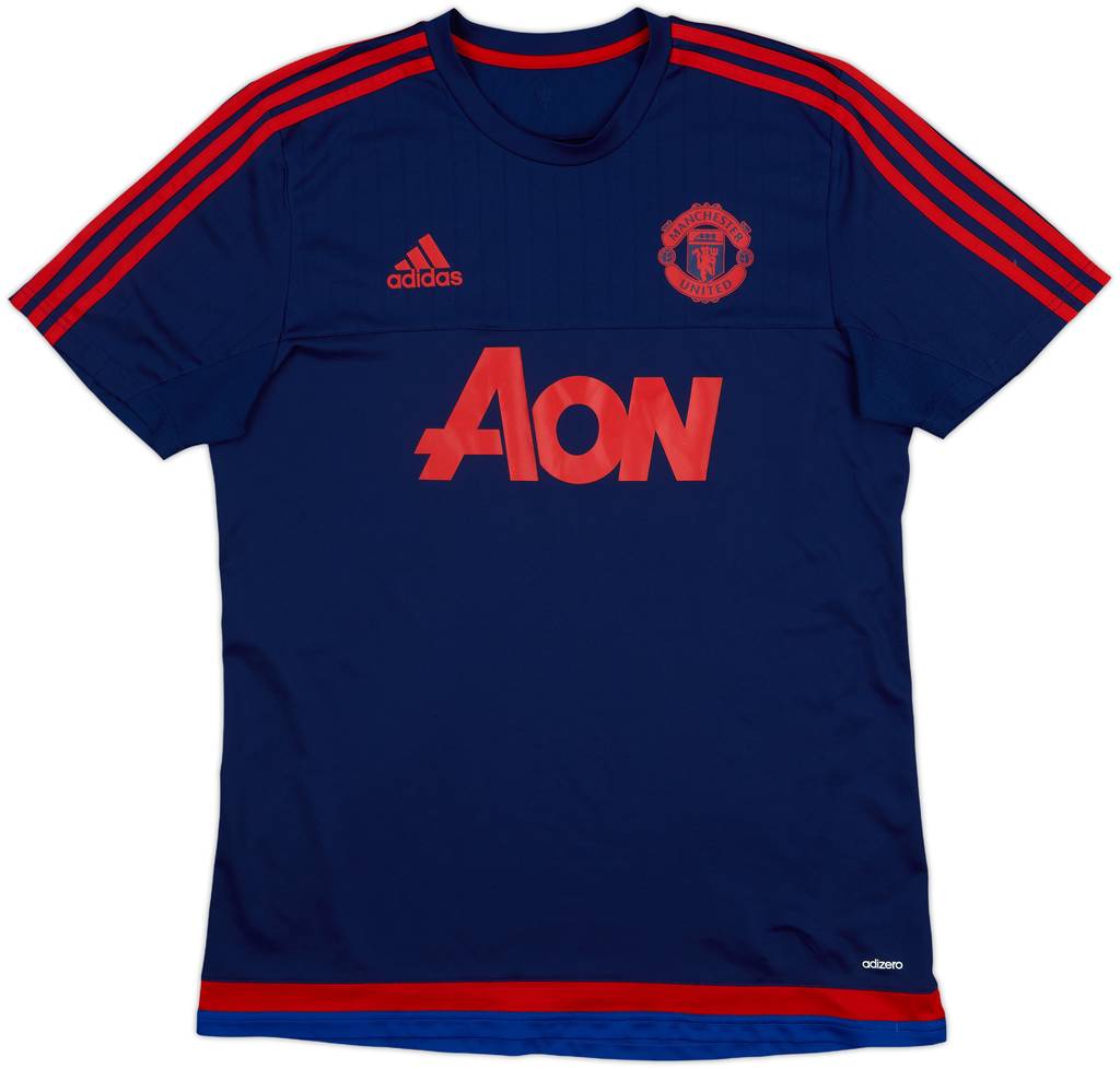 2015-16 Manchester United adizero Training Shirt - 8/10 - (L)