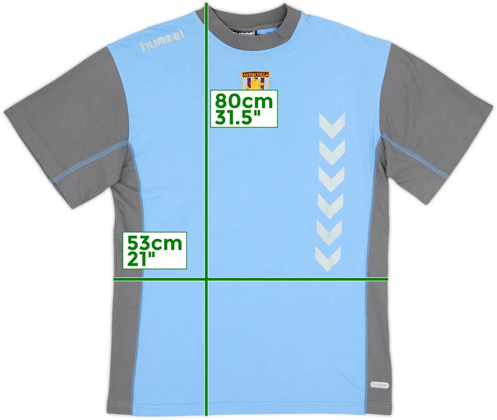 2006-07 Aston Villa Hummel Training Shirt - 8/10 - (M)