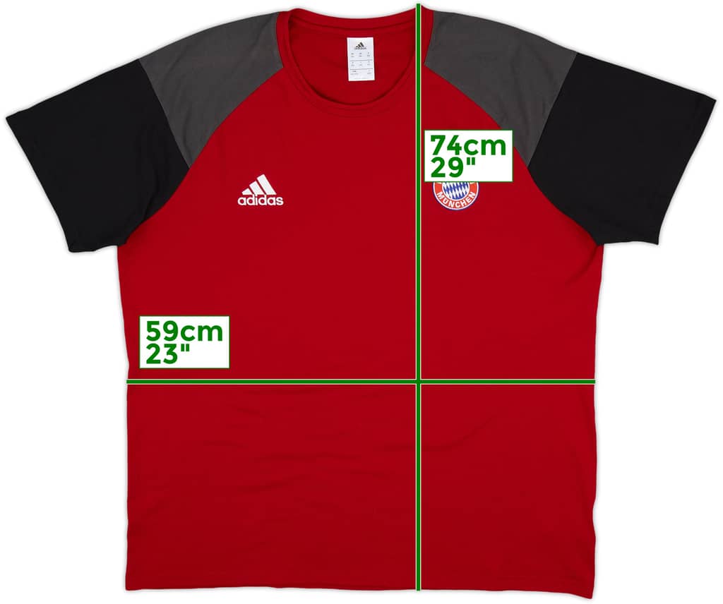 2016-17 Bayern Munich adidas Cotton Tee - 9/10 - (XXL)