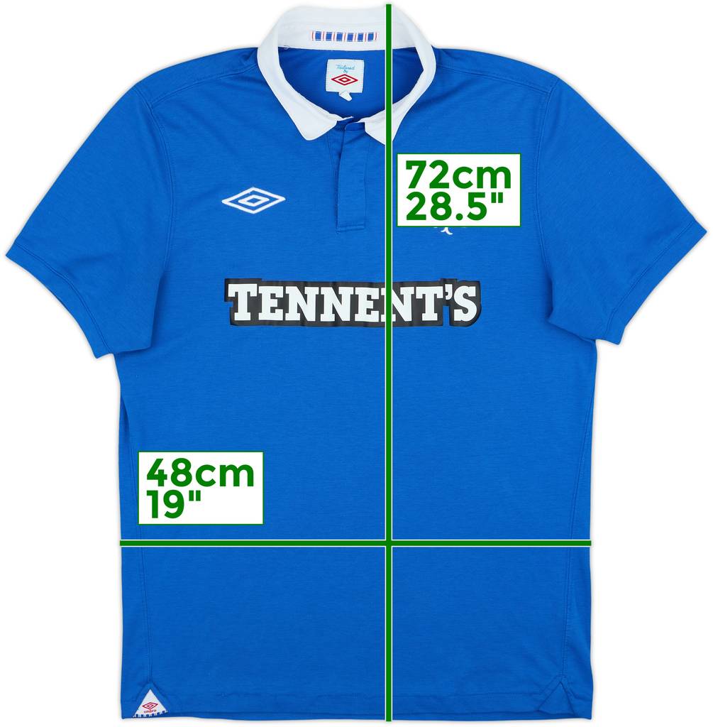 2010-11 Rangers Home Shirt - 6/10 - (M)