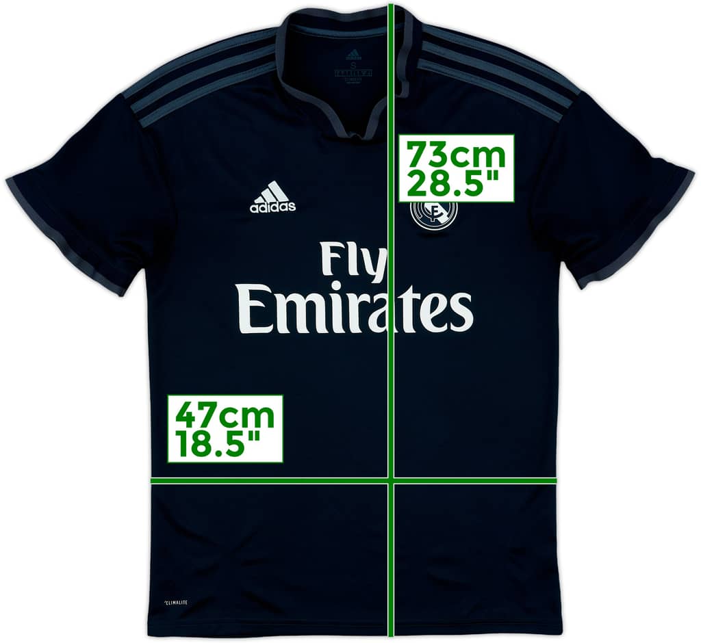 2018-19 Real Madrid Away Shirt - 7/10 - (S)