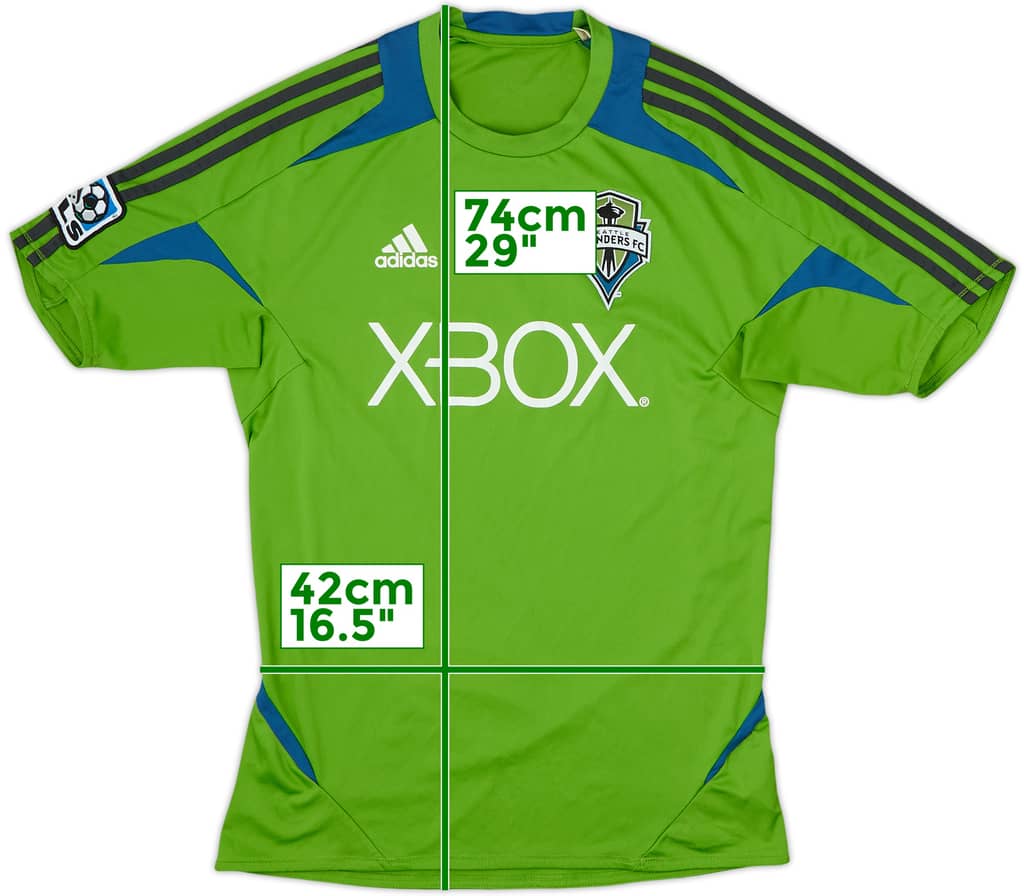 Camiseta auténtica de local del Seattle Sounders 2011 - 6/10 - (S)