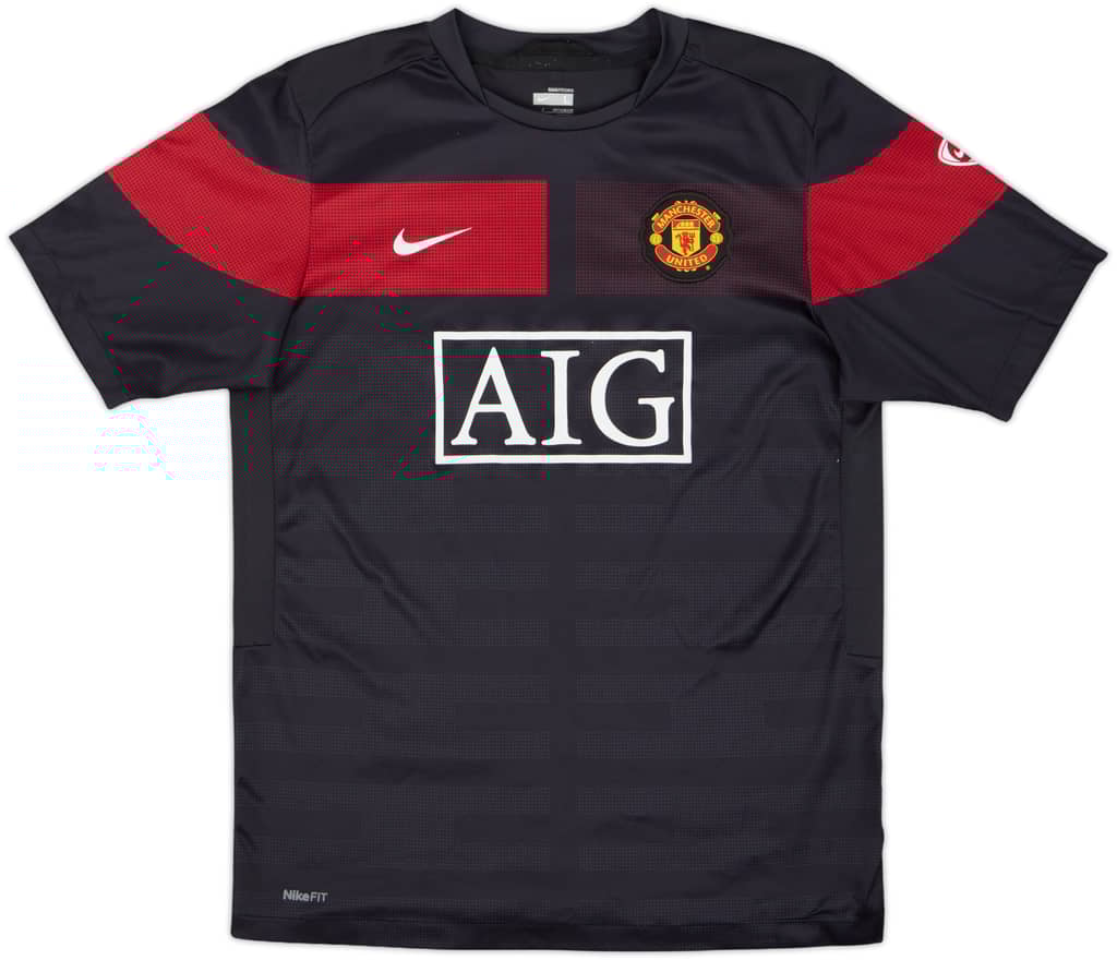 2009-10 Manchester United Nike Training Shirt - 8/10 - (L.Boys)