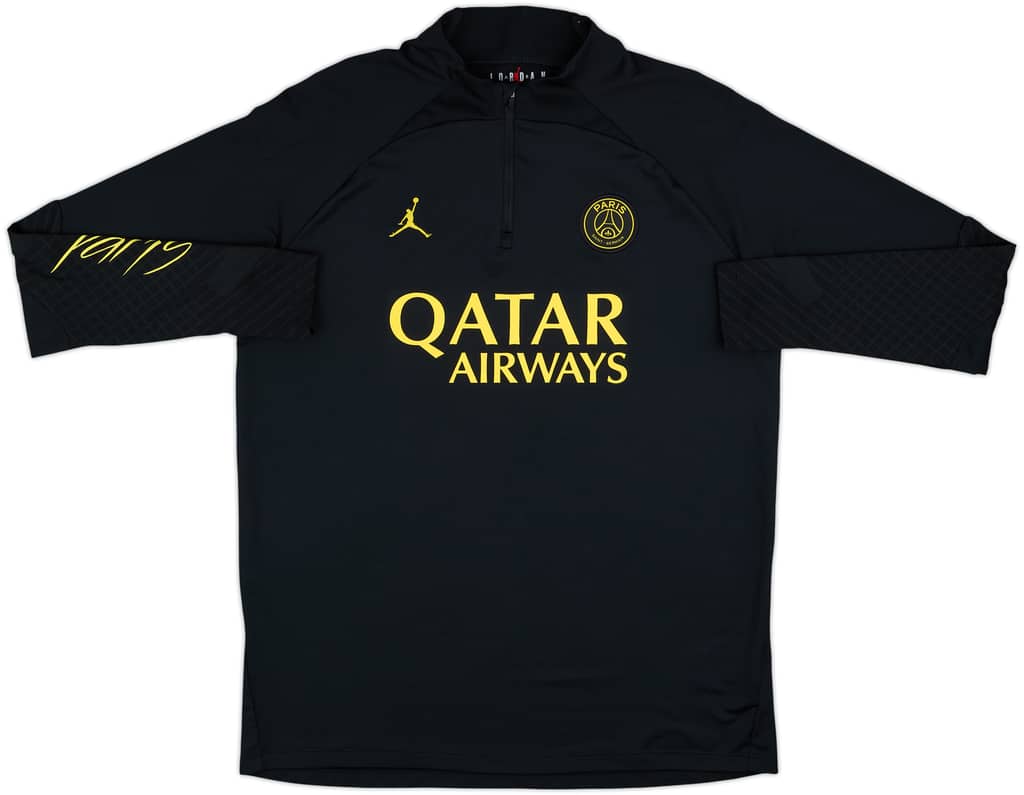2023-24 Paris Saint-Germain Jordan 1/4 Zip Training Top - 8/10 - (L)