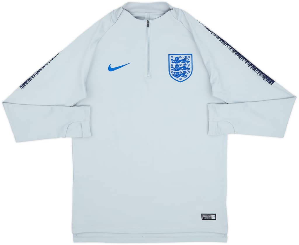 2018-19 England Nike 1/4 Zip Training Top - 8/10 - (M)