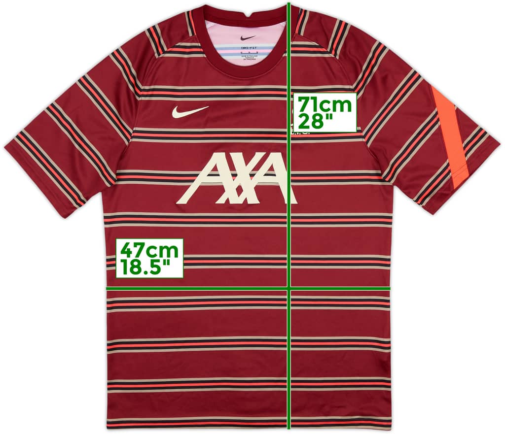 2021-22 Liverpool Nike Training Shirt - 9/10 - (M)