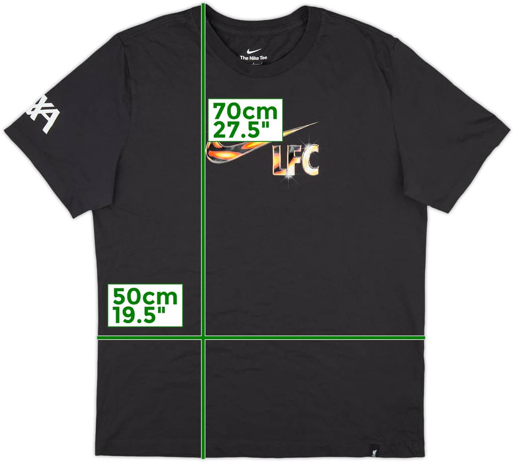2024-25 Liverpool Nike Cotton Tee - 9/10 - (L)
