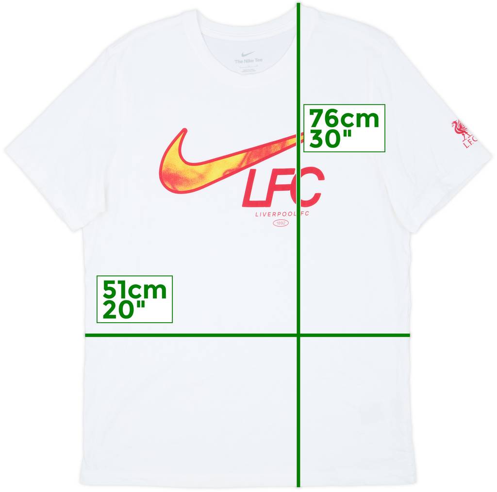 2024-25 Liverpool Nike Cotton Tee - 9/10 - (L)