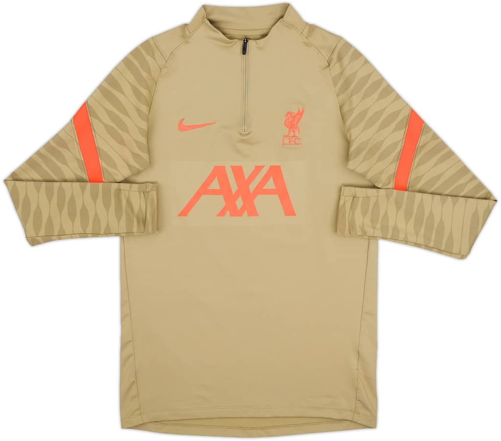 2021-22 Liverpool Nike 1/4 Zip Drill Top - 10/10 - (S)