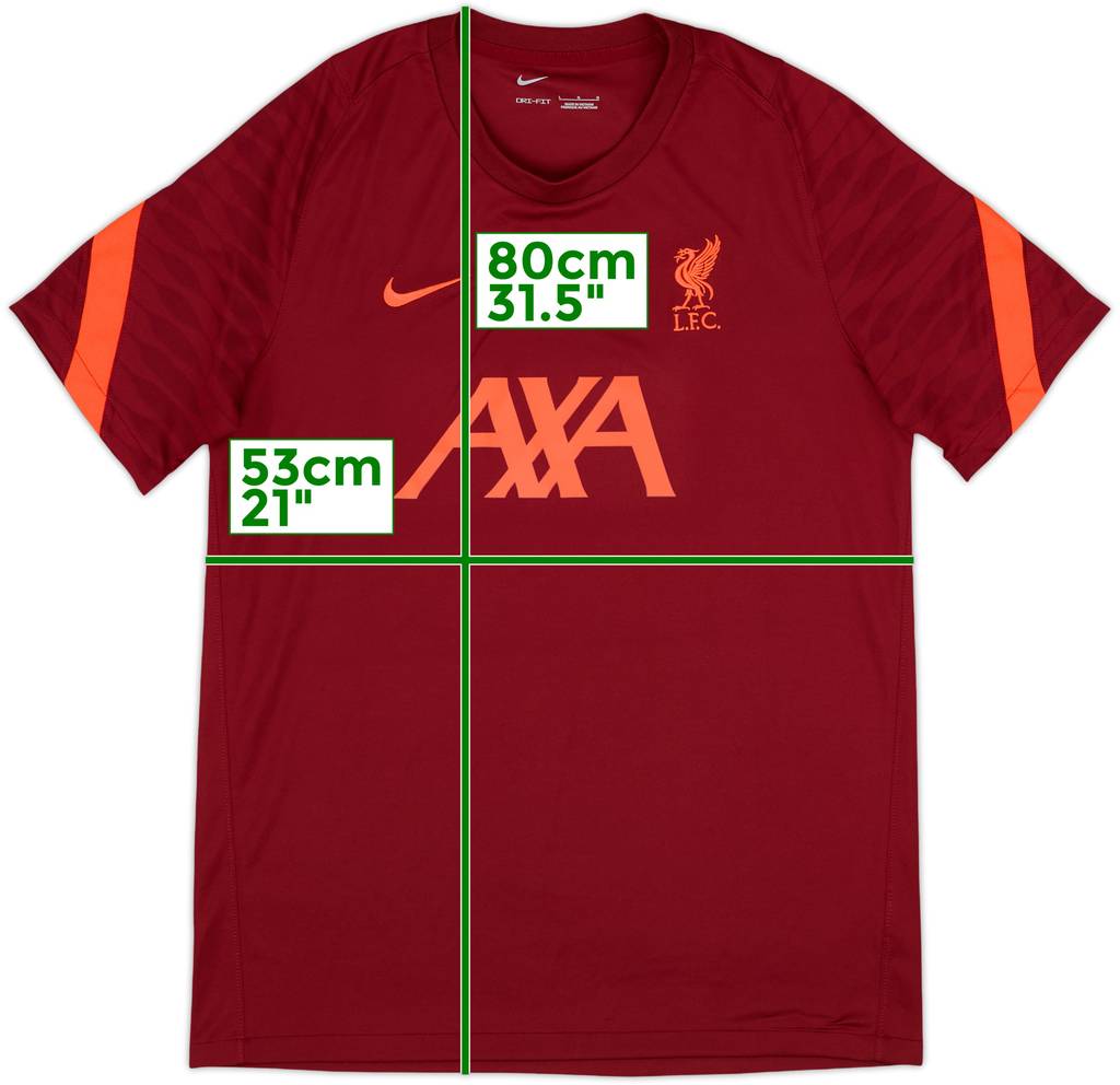 2021-22 Liverpool Nike Training Shirt - 10/10 - (L)