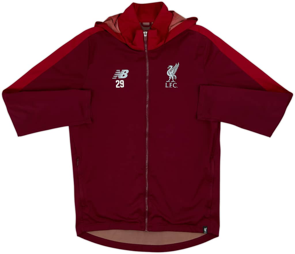2018-19 Liverpool Player Issue New Balance Hooded Track Jacket #29 - 7/10 - (L)