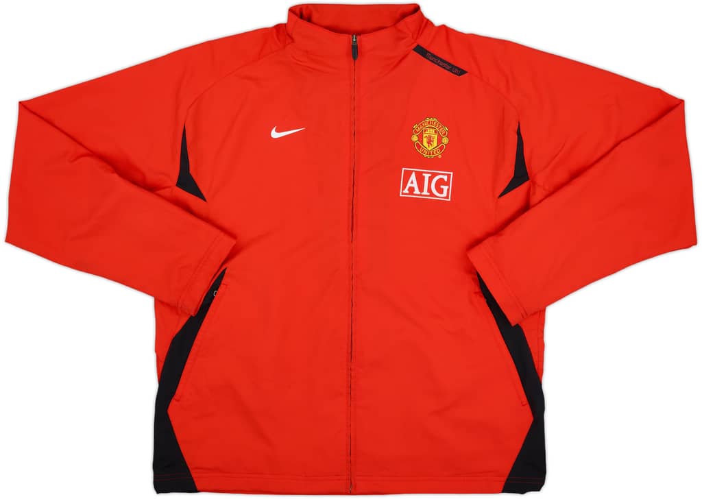 2007-08 Manchester United Nike Track Jacket - 7/10 - (XL)