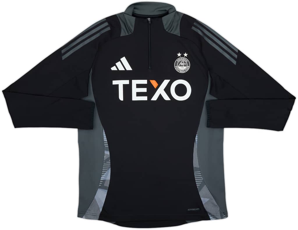 2024-25 Aberdeen adidas 1/4 Zip Drill Top - 10/10 - (M)