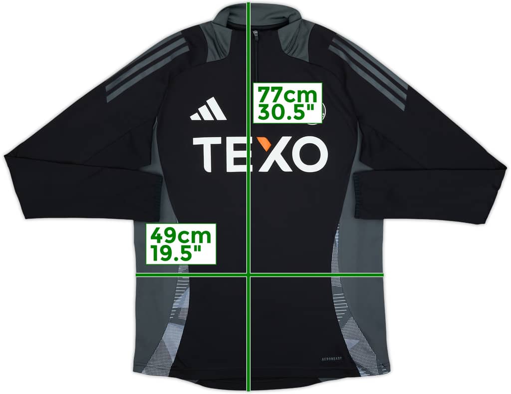 2024-25 Aberdeen adidas 1/4 Zip Drill Top - 10/10 - (M)