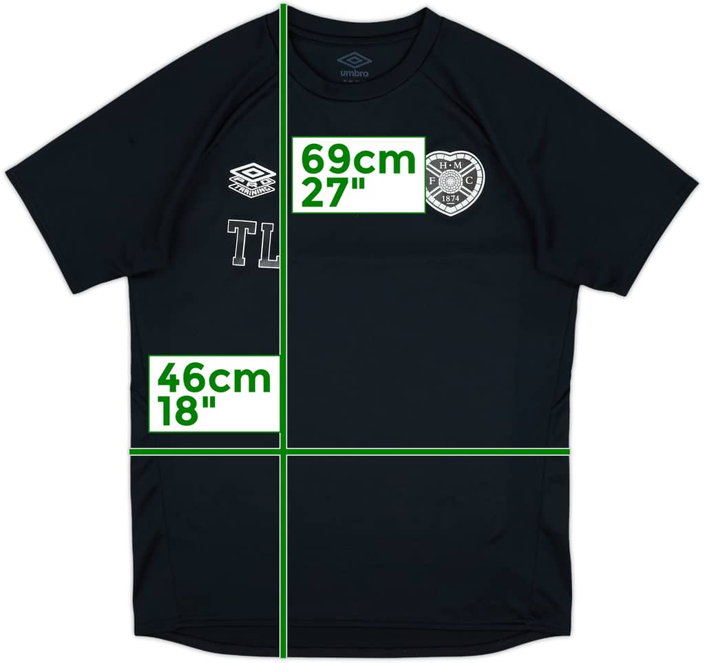 2022-23 Hearts Umbro Staff Issue Training Shirt TL - 6/10 - (S)