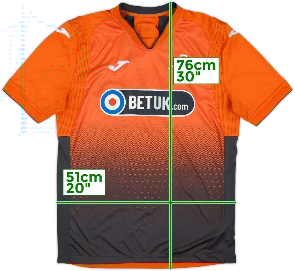 2018-19 Swansea City Away Shirt - 8/10 - (XL)