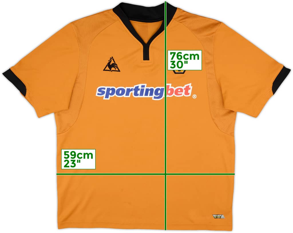 2009-10 Wolves Home Shirt - 8/10 - (XXL)