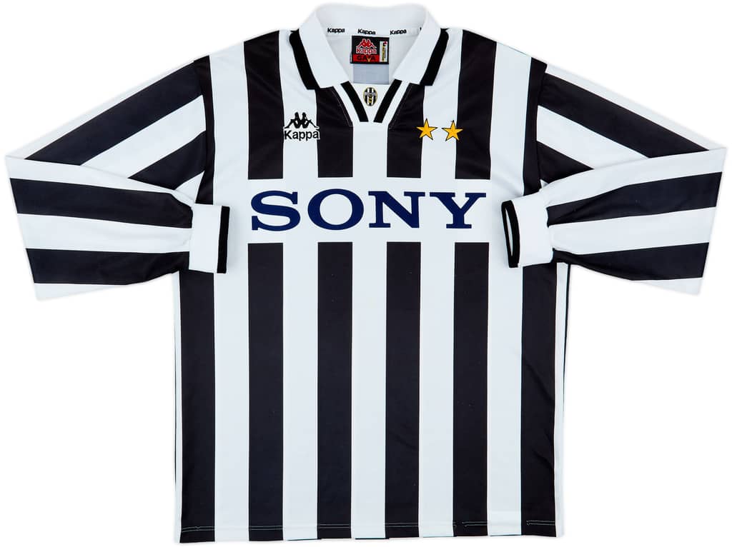 1995-97 Juventus Home L/S Shirt - 8/10 - (L)