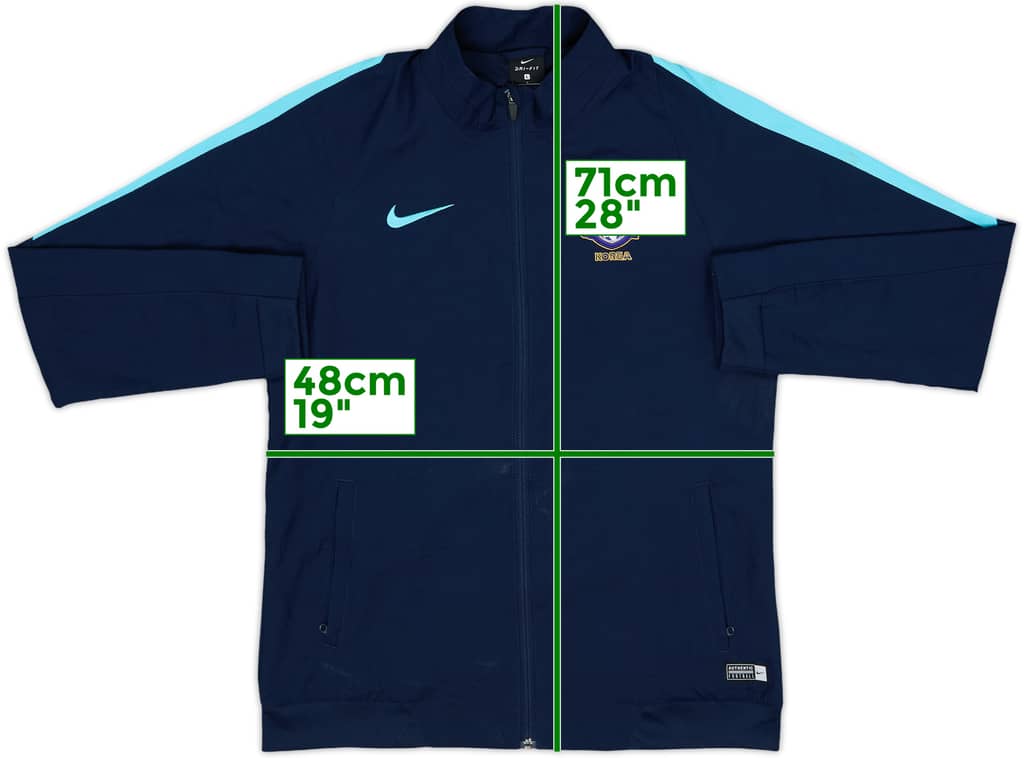 2016-17 South Korea Nike Track Jacket - 8/10 - (L.Boys)