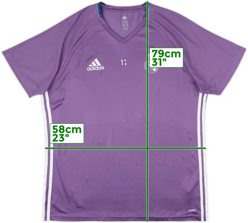 2016-17 Real Madrid Player Issue adizero Training Shirt #11 - 5/10 - (XL)