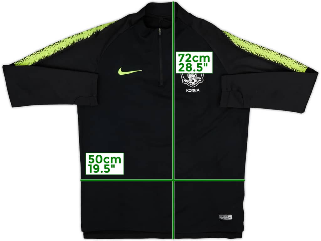 2018-19 South Korea Nike 1/4 Zip Drill Top - 8/10 - (XL)