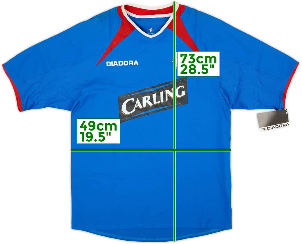 2003-05 Rangers Camiseta Local (S)