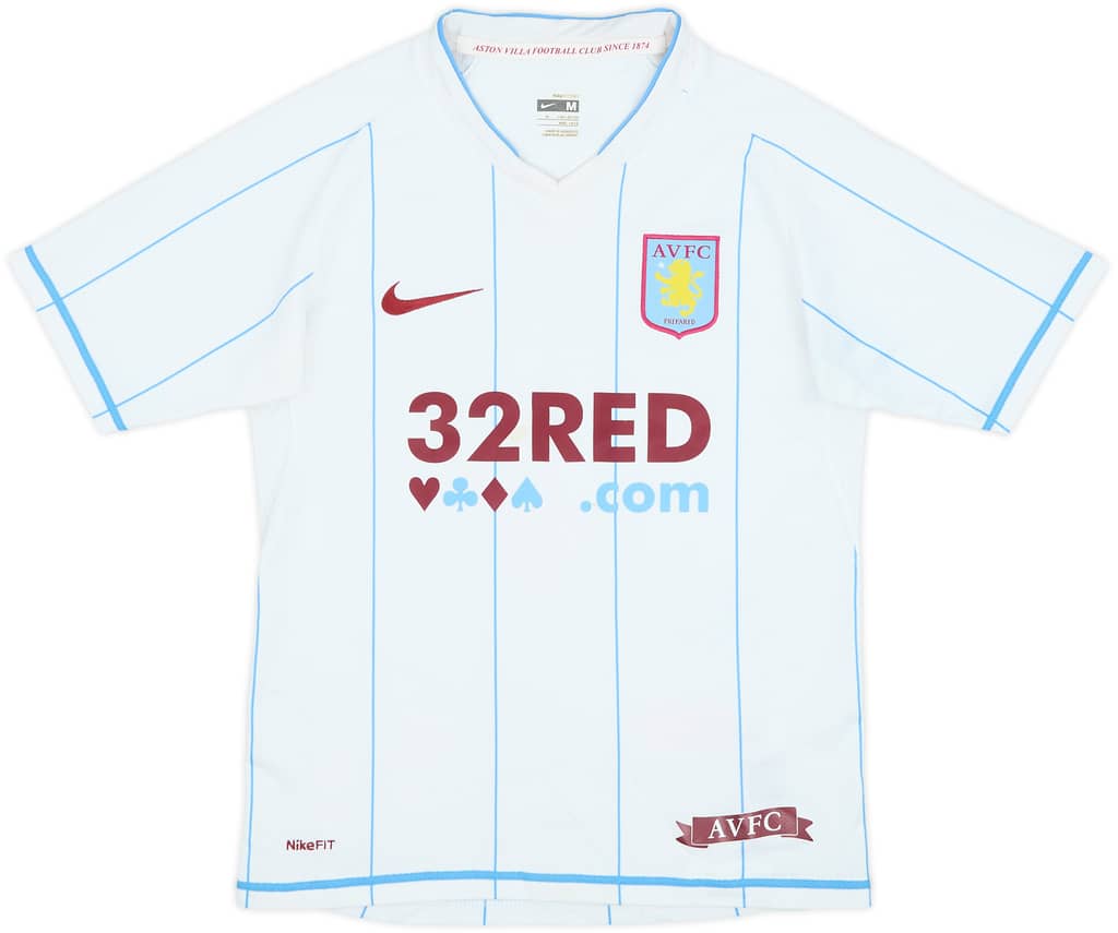 2007-08 Aston Villa Away Shirt - 7/10 - (M.Boys)
