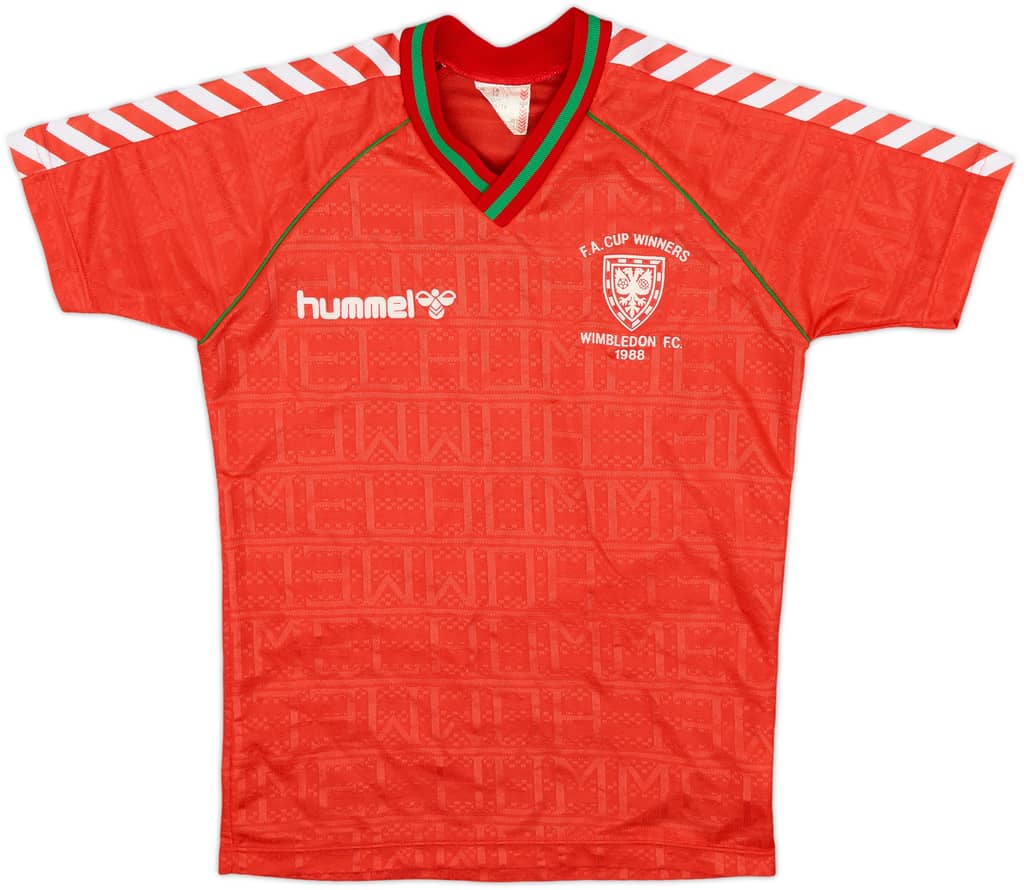 1988-89 Wimbledon 'FA Cup Winners' Away Shirt - 9/10 - (L.Boys)