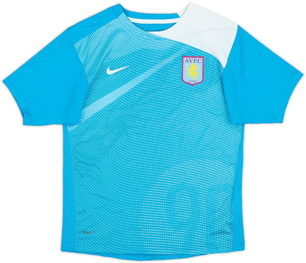 2008-09 Aston Villa Nike Training Shirt - 7/10 - (M.Boys)