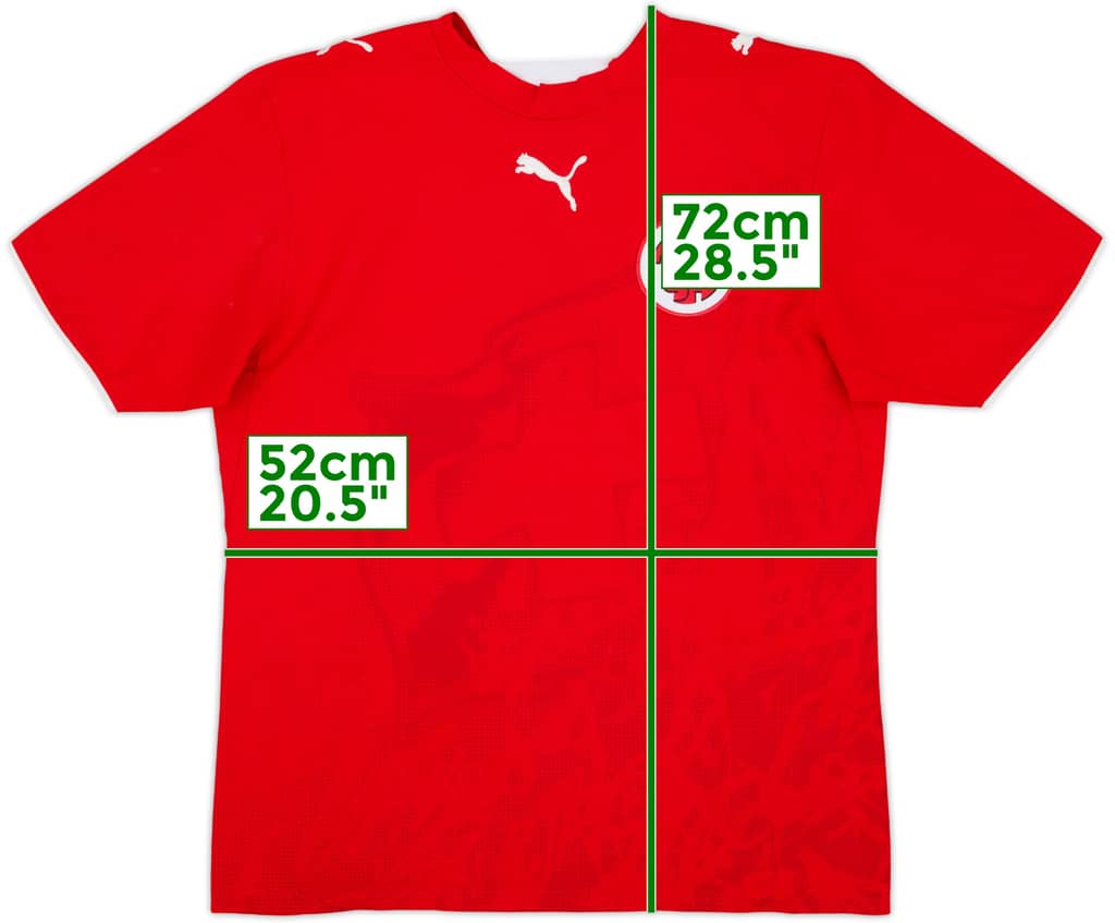 2006-08 Switzerland Home Shirt - 8/10 - (M)