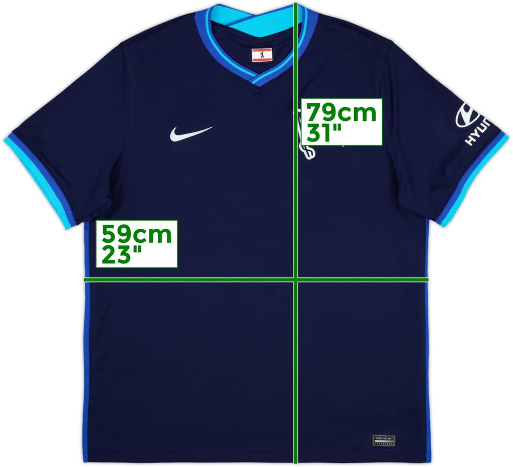 2021-22 Hertha Berlin Away Shirt - 9/10 - (XL)