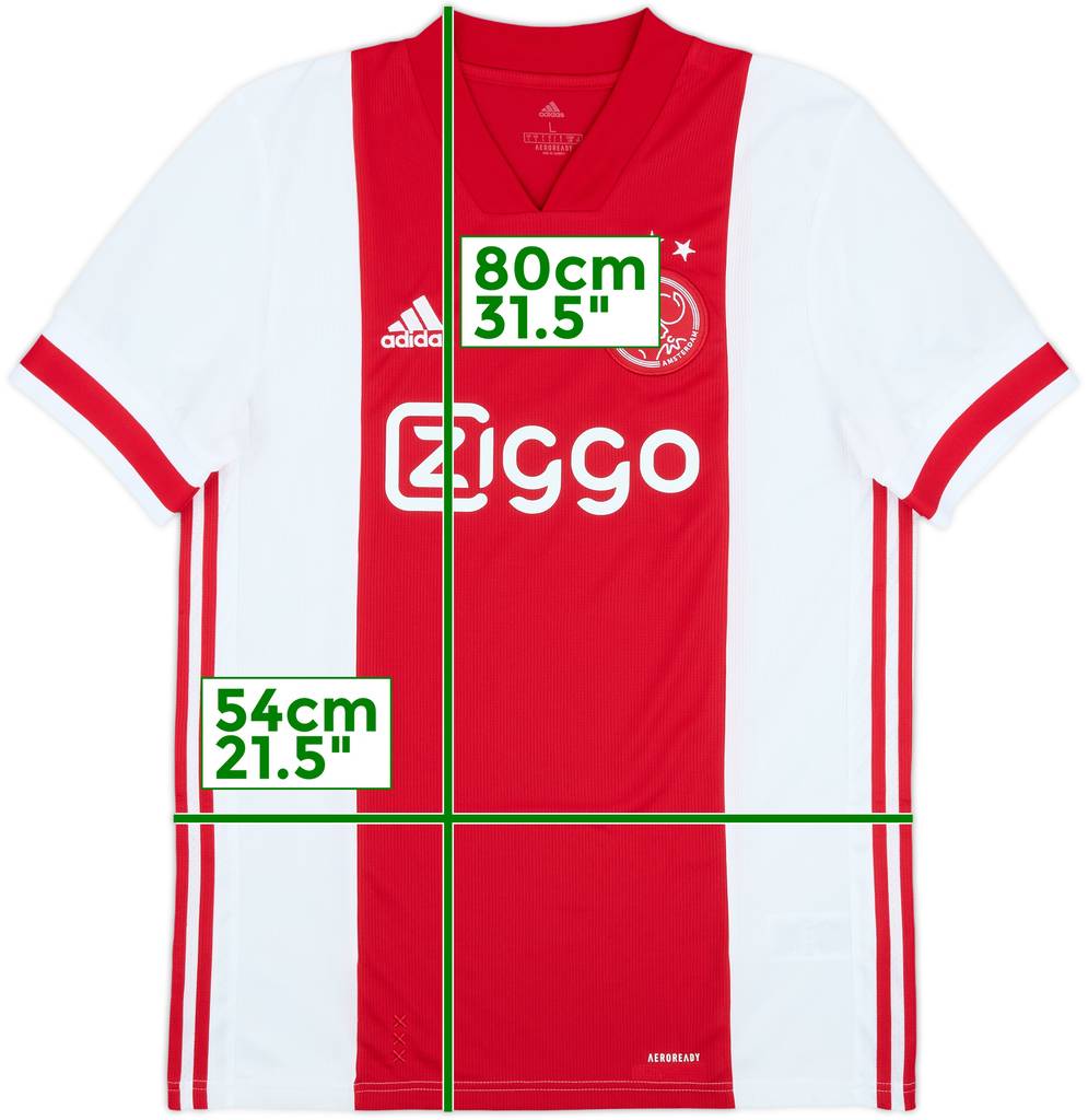 2020-21 Ajax Home Shirt - 8/10 - (L)